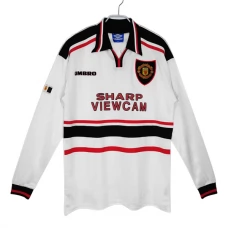 Manchester United Retro Auswärtstrikot 1998-99 Langarm