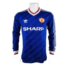Manchester United Retro Ausweichtrikot 1986-88 Langarm