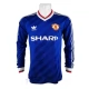 Manchester United Retro Ausweichtrikot 1986-88 Langarm