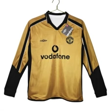 Manchester United Retro Centenary Auswärtstrikot 2001-02 Langarm
