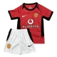 Manchester United Retro Heim Trikot Set Kinder 2002-03 Manchester United Retro Heim Trikot Set Kinder 2002-03