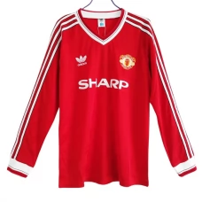 Manchester United Retro Heimtrikot 1986-88 Langarm Manchester United Retro Heimtrikot 1986-88 Langarm