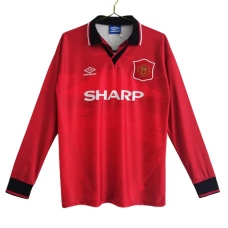 Manchester United Retro Heimtrikot 1994-96 Langarm Manchester United Retro Heimtrikot 1994-96 Langarm
