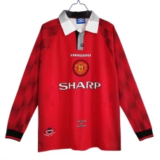 Manchester United Retro Heimtrikot 1996-97 Langarm Manchester United Retro Heimtrikot 1996-97 Langarm