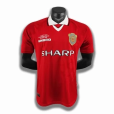 Manchester United Retro Heimtrikot 1999-00