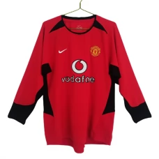 Manchester United Retro Heimtrikot 2002-04 Langarm