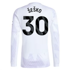 Manchester United Šeško 30 Auswärtstrikot 2025-26 Langarm Manchester United Šeško 30 Auswärtstrikot 2025-26 Langarm