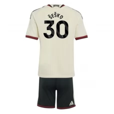 Manchester United Šeško 30 Ausweich Trikot Set Kinder 2026-27