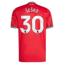 Manchester United Šeško 30 Heimtrikot 2025-26