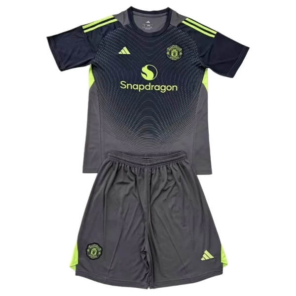 Manchester United Torwart Auswärts Trikot Set Kinder 2025-26 Manchester United Torwart Auswärts Trikot Set Kinder 2025-26
