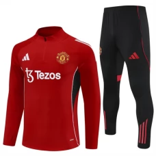 Manchester United Trainingsanzug 2025-26 - 1-4 Zip Rot