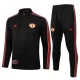 Manchester United Trainingsanzug 2025-26 - 1-4 Zip Schwarz