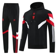 Manchester United Trainingsanzug 2025-26 - Hoodie Schwarz Manchester United Trainingsanzug 2025-26 - Hoodie Schwarz
