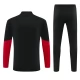 Manchester United Trainingsanzug 2026-27 - 1-4 Zip Schwarz Rot