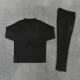 Manchester United Trainingsanzug 2026-27 - 1-4 Zip Schwarz