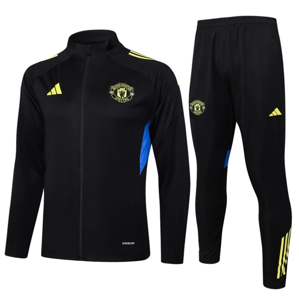 Manchester United Trainingsjacke + Hose 2025-26 - Schwarz Blau Manchester United Trainingsjacke + Hose 2025-26 - Schwarz Blau