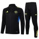 Manchester United Trainingsjacke + Hose 2025-26 - Schwarz Blau Manchester United Trainingsjacke + Hose 2025-26 - Schwarz Blau