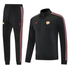 Manchester United Trainingsjacke + Hose 2025-26 - Schwarz Rot
