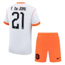Niederlande F.De Jong 21 Auswärts Trikotsatz Kinder WM 2026