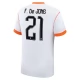 Niederlande F.De Jong 21 Auswärtstrikot WM 2026