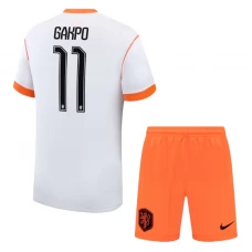 Niederlande Gakpo 11 Auswärts Trikotsatz Kinder WM 2026