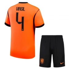 Niederlande Virgil 4 Heim Trikotsatz Kinder WM 2026