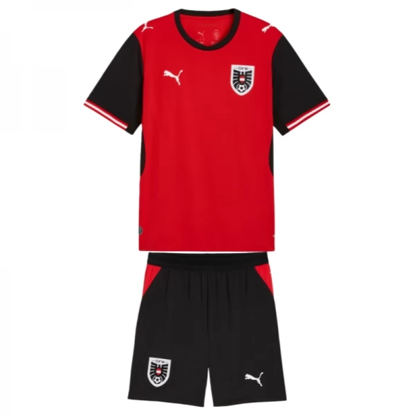Österreich Heim Trikot Set Kinder WM 2026 Österreich Heim Trikot Set Kinder WM 2026