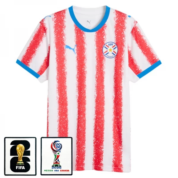 Paraguay Heimtrikot WM 2026 mit Patch Paraguay Heimtrikot WM 2026 mit Patch