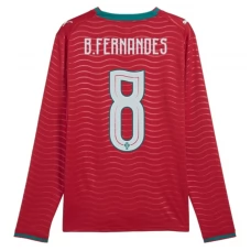 Portugal B.Fernandes 8 Heimtrikot WM 2026 Langarm