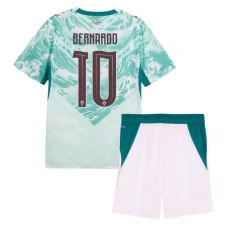 Portugal Bernardo 10 Auswärts Trikot Set Kinder WM 2026