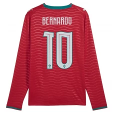 Portugal Bernardo 10 Heimtrikot WM 2026 Langarm