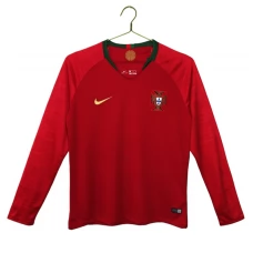 Portugal Retro Heimtrikot 2018 Langarm