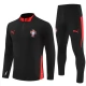 Portugal Trainingsanzug 2025-26 - 1-4 Zip Schwarz
