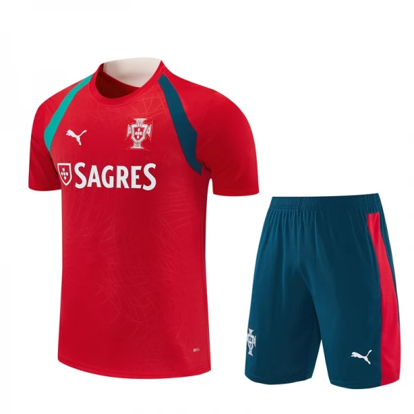 Portugal Trainingstrikot + Shorts 2026-27 Rot Portugal Trainingstrikot + Shorts 2026-27 Rot