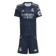 Real Madrid Auswärts Trikot Set Kinder 2025-26 Real Madrid Auswärts Trikot Set Kinder 2025-26