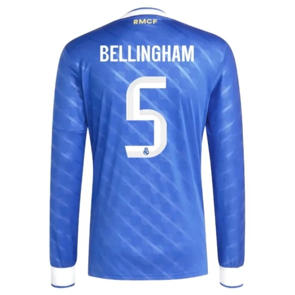 Real Madrid Bellingham 5 Ausweichtrikot 2025-26 Langarm Real Madrid Bellingham 5 Ausweichtrikot 2025-26 Langarm