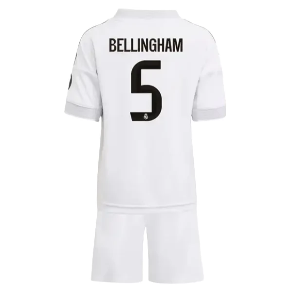 Real Madrid Bellingham 5 Heim Trikot Set Kinder 2025-26 Real Madrid Bellingham 5 Heim Trikot Set Kinder 2025-26