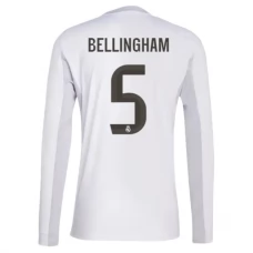 Real Madrid Bellingham 5 Heimtrikot 2025-26 Langarm Real Madrid Bellingham 5 Heimtrikot 2025-26 Langarm