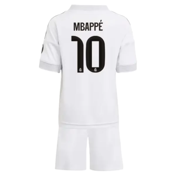 Real Madrid Mbappé 10 Heim Trikot Set Kinder 2025-26 Real Madrid Mbappé 10 Heim Trikot Set Kinder 2025-26