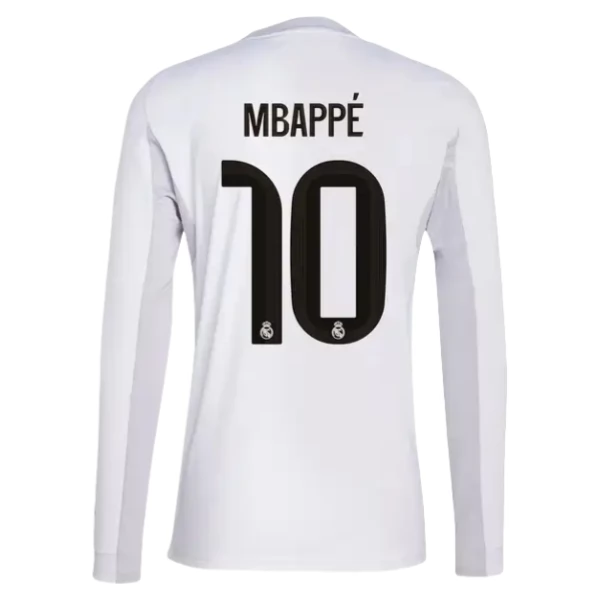 Real Madrid Mbappé 10 Heimtrikot 2025-26 Langarm Real Madrid Mbappé 10 Heimtrikot 2025-26 Langarm