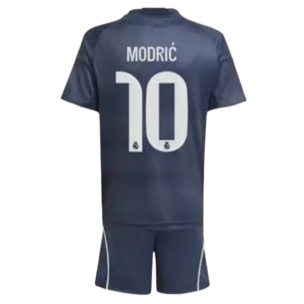 Real Madrid Modrić 10 Auswärts Trikot Set Kinder 2025-26 Real Madrid Modrić 10 Auswärts Trikot Set Kinder 2025-26