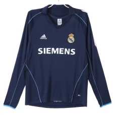 Real Madrid Retro Auswärtstrikot 2005-06 Langarm