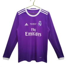 Real Madrid Retro Auswärtstrikot 2016-17 Langarm