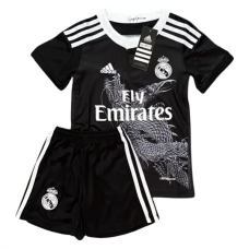 Real Madrid Retro Ausweich Trikot Set Kinder 2014-15 Real Madrid Retro Ausweich Trikot Set Kinder 2014-15