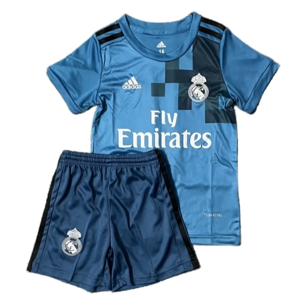 Real Madrid Retro Ausweich Trikot Set Kinder 2017-18 Real Madrid Retro Ausweich Trikot Set Kinder 2017-18