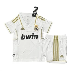 Real Madrid Retro Heim Trikot Set Kinder 2011-12 Real Madrid Retro Heim Trikot Set Kinder 2011-12