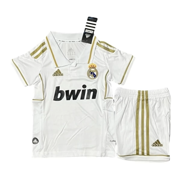 Real Madrid Retro Heim Trikot Set Kinder 2011-12 Real Madrid Retro Heim Trikot Set Kinder 2011-12