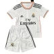 Real Madrid Retro Heim Trikotsatz Kinder 2013-14 Real Madrid Retro Heim Trikotsatz Kinder 2013-14