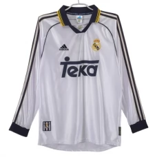 Real Madrid Retro Heimtrikot 1998-00 Langarm Real Madrid Retro Heimtrikot 1998-00 Langarm