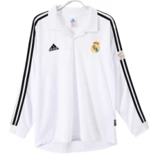 Real Madrid Retro Heimtrikot 2002-03 Langarm Real Madrid Retro Heimtrikot 2002-03 Langarm